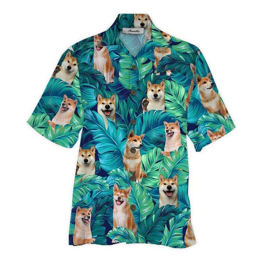 Shiba Inu Hawaiian Shirt Pre10344, Hawaiian shirt, beach shorts, One-Piece Swimsuit, Polo shirt, Personalized shirt, funny shirts, gift shirts
