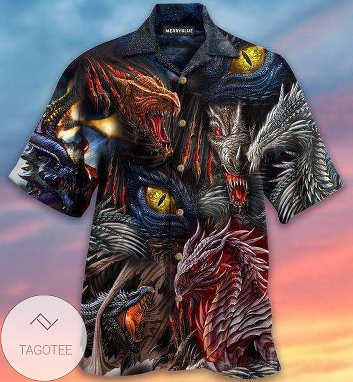 Shop From 1000 Unique Fire Doesnt Kill Dragon It Bears Dragon Unisex Hawaiian Aloha Shirts