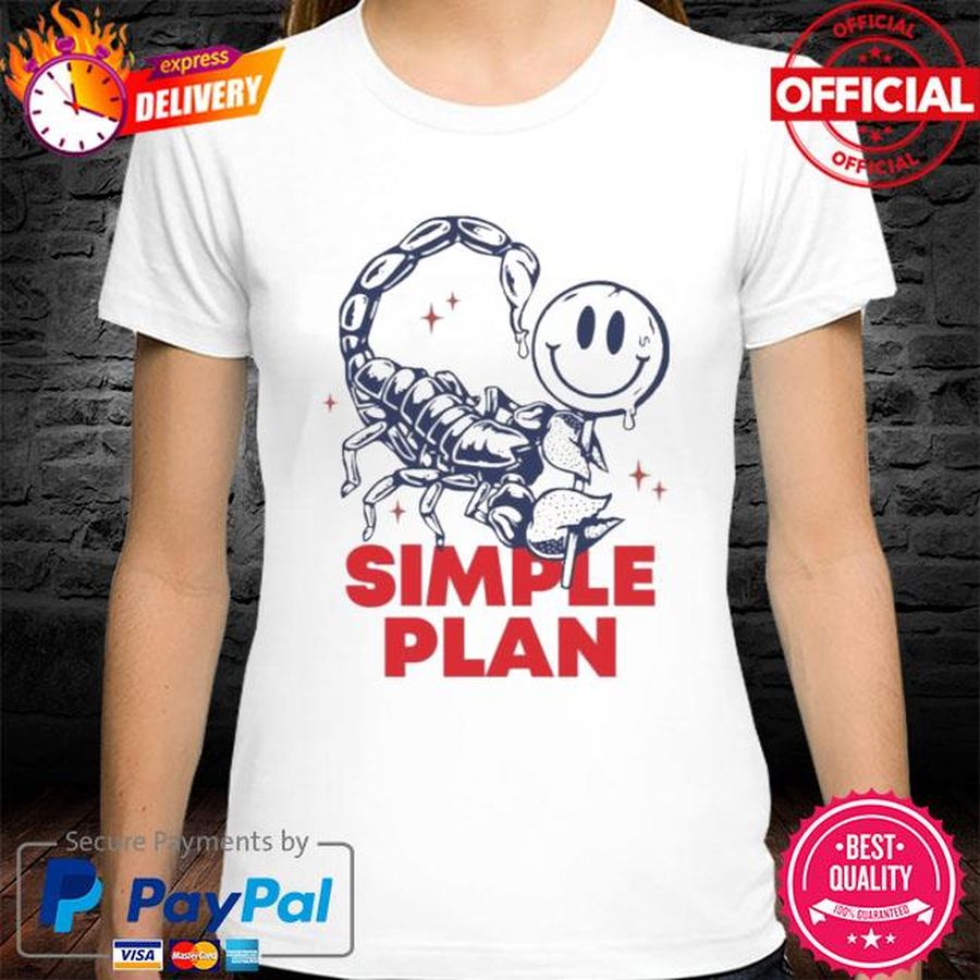 Simple Plan Scorpion Shirt