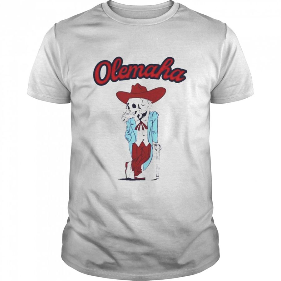 Skeleton Ole Miss Rebels Olemaha Shirt