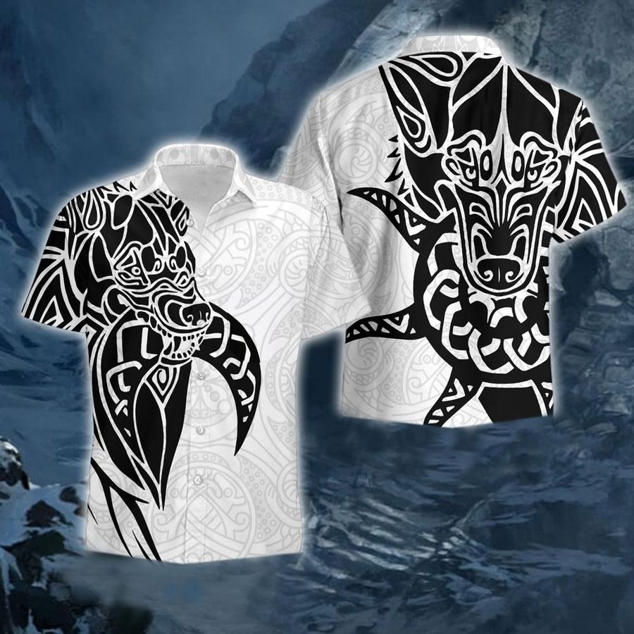 Skoll Hati Hawaiian Shirt Pre12402, Hawaiian shirt, beach shorts, One-Piece Swimsuit, Polo shirt, Personalized shirt, funny shirts, gift shirts