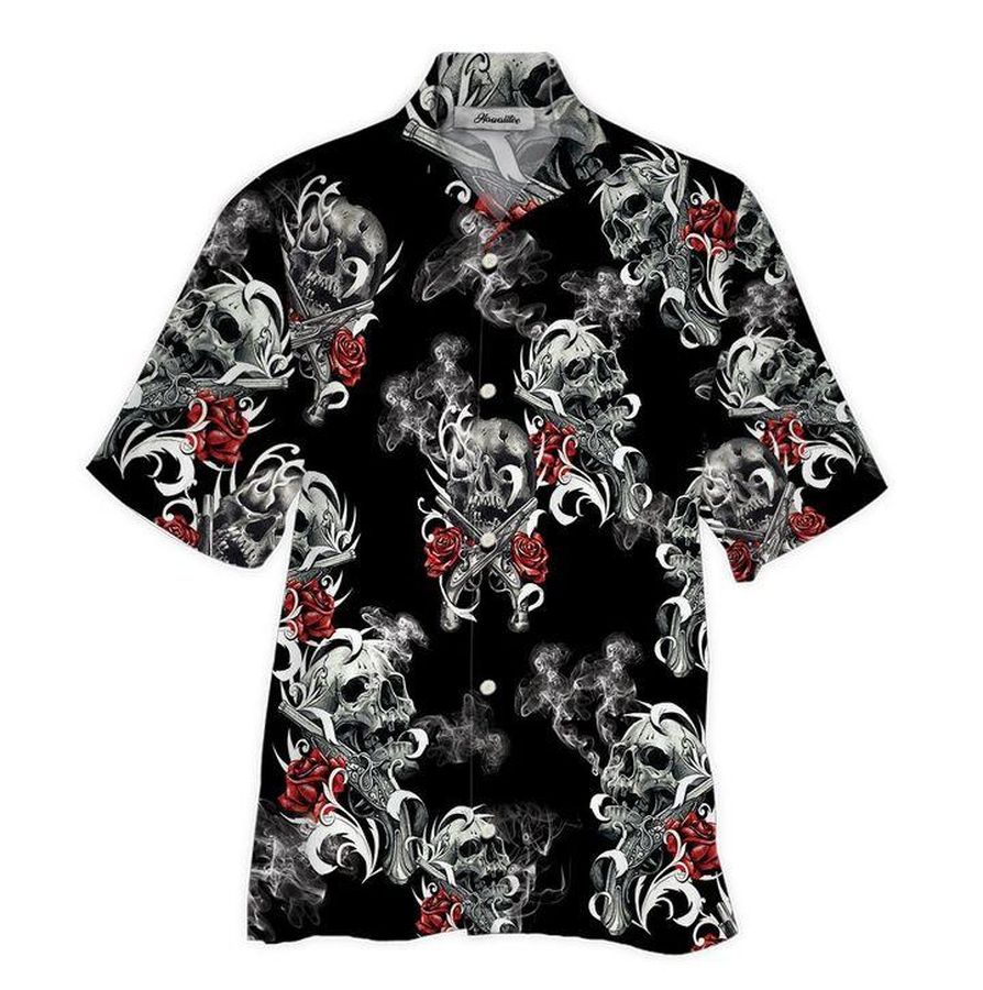Skull Hawaiian Shirt Pre10287, Hawaiian shirt, beach shorts, One-Piece Swimsuit, Polo shirt, Personalized shirt, funny shirts, gift shirts