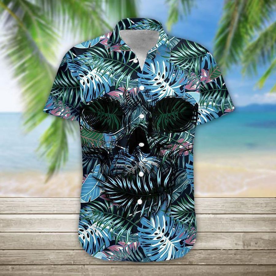 Skull Hawaiian Shirt Pre12328, Hawaiian shirt, beach shorts, One-Piece Swimsuit, Polo shirt, Personalized shirt, funny shirts, gift shirts