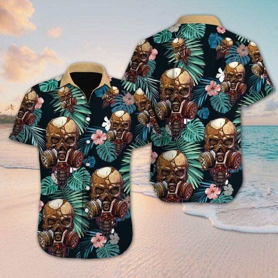 Skull Hawaiian Shirt Pre12345, Hawaiian shirt, beach shorts, One-Piece Swimsuit, Polo shirt, Personalized shirt, funny shirts, gift shirts