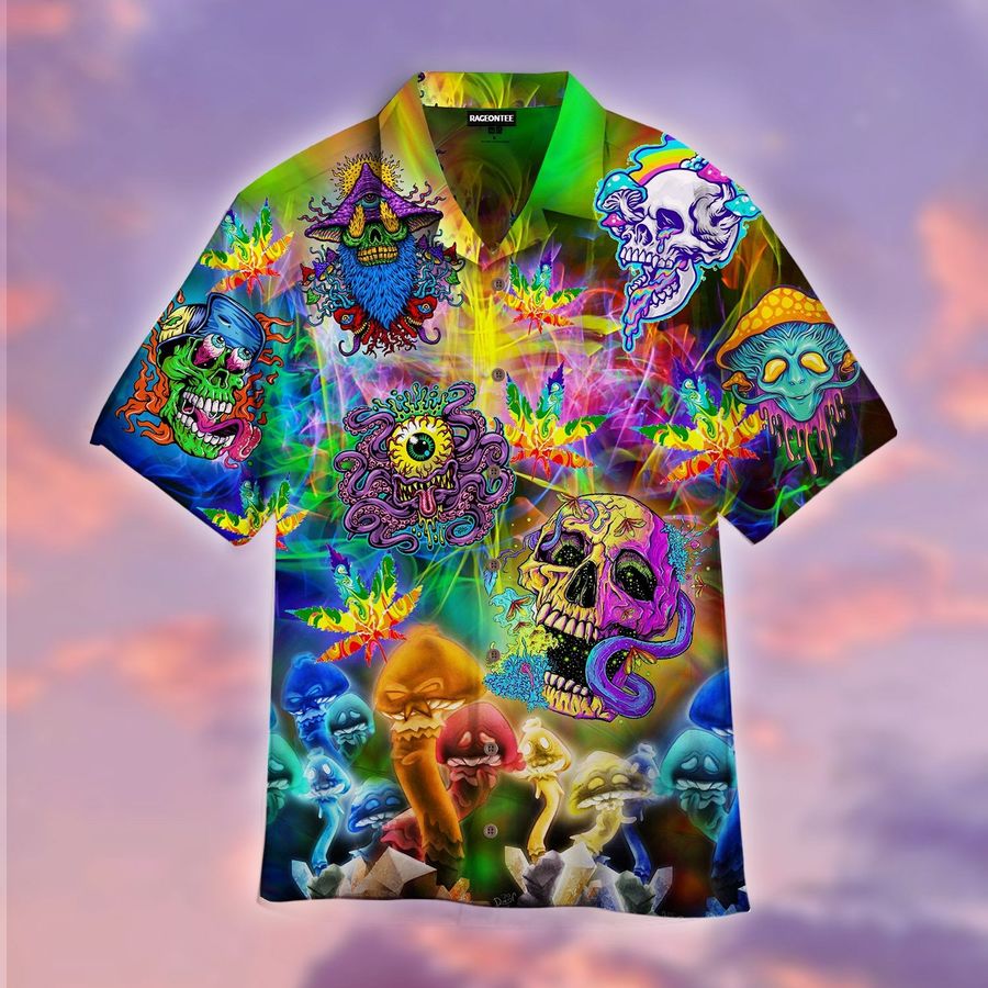 Skull Hippie Hawaiian Shirt Pre11344, Hawaiian shirt, beach shorts, One-Piece Swimsuit, Polo shirt, Personalized shirt, funny shirts, gift shirts