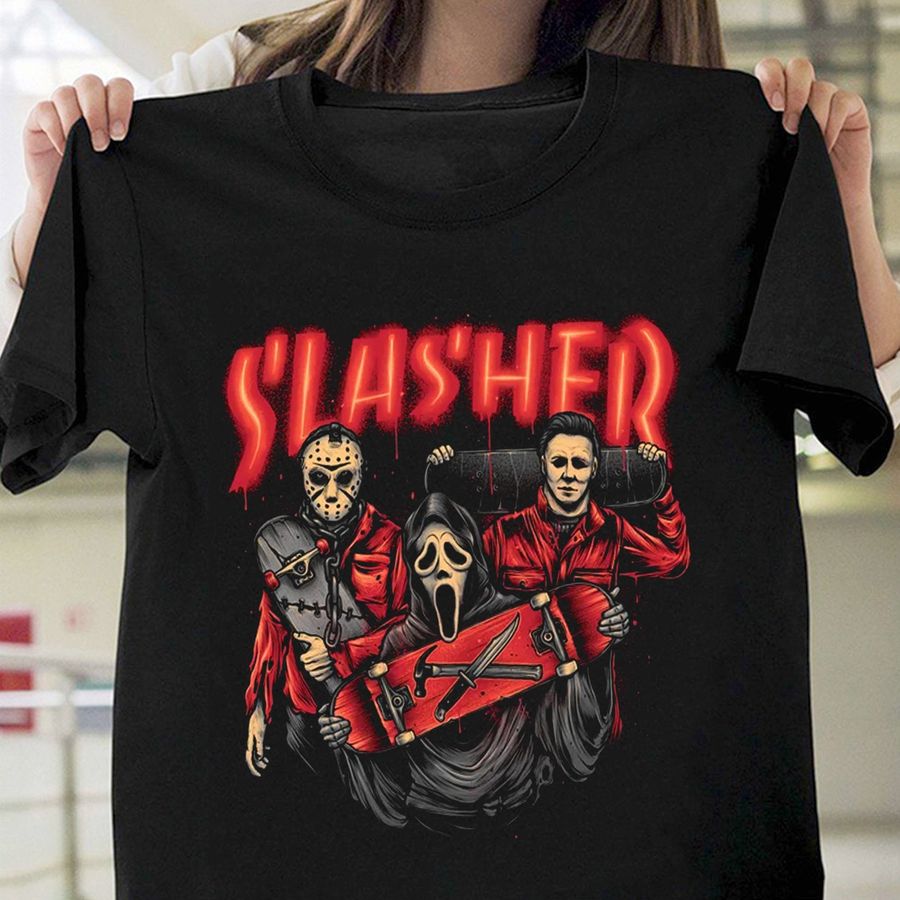 Slasher Legends Movie Characters Movie Killers Halloween Unisex T-Shirt
