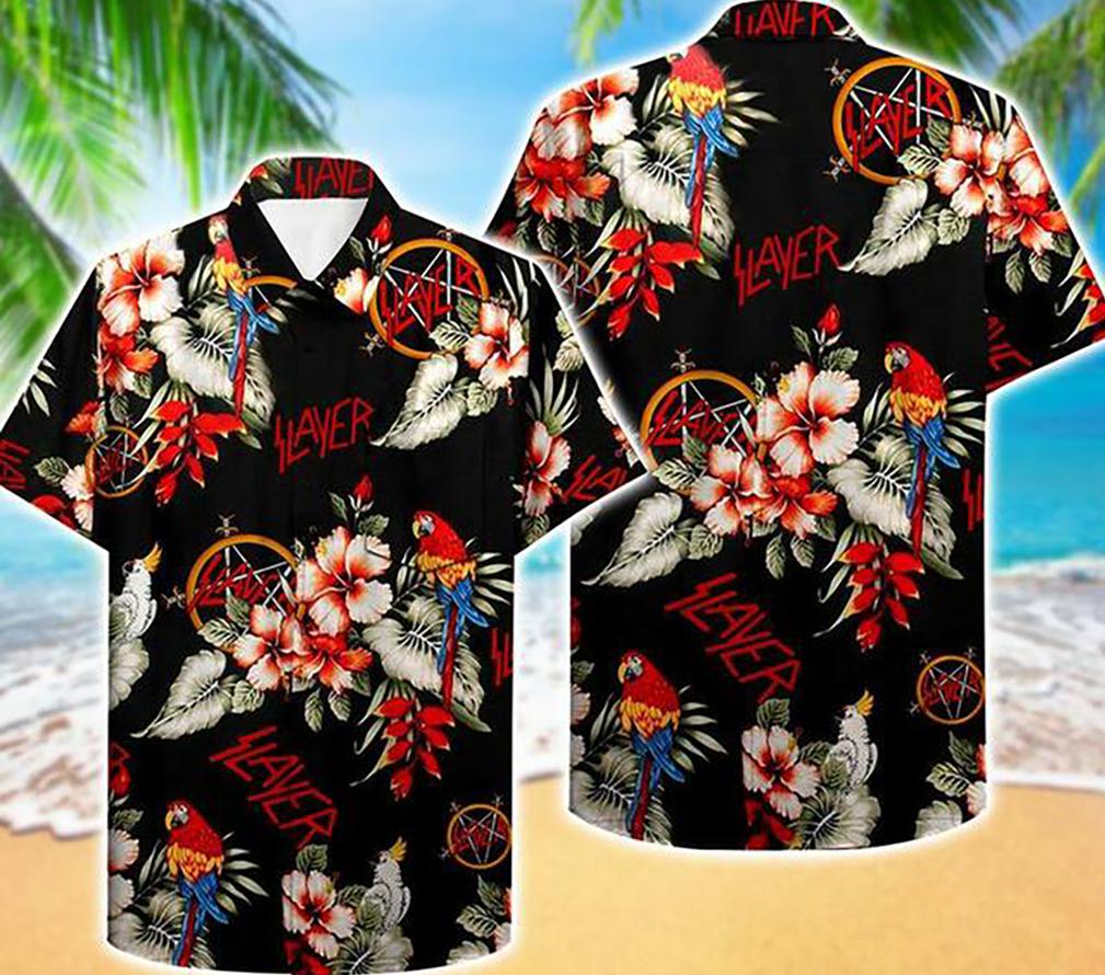 Slayer Hawaii Hawaiian Shirt Fashion Tourism For Men Shirt