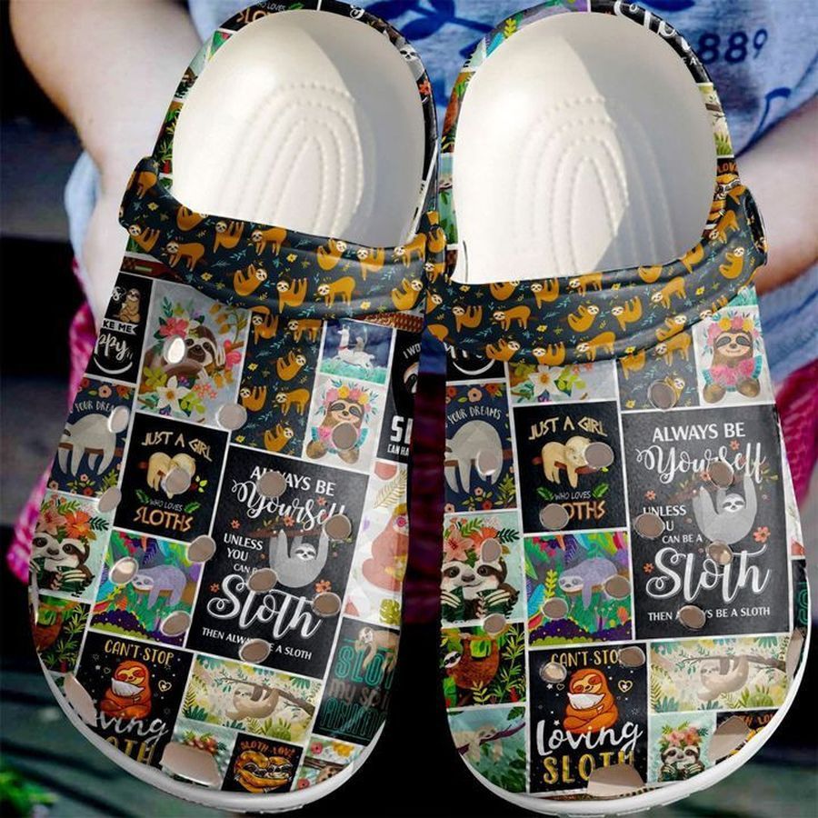 Sloth Cant Stop Loving Sku 2235 Crocs Clog Shoes