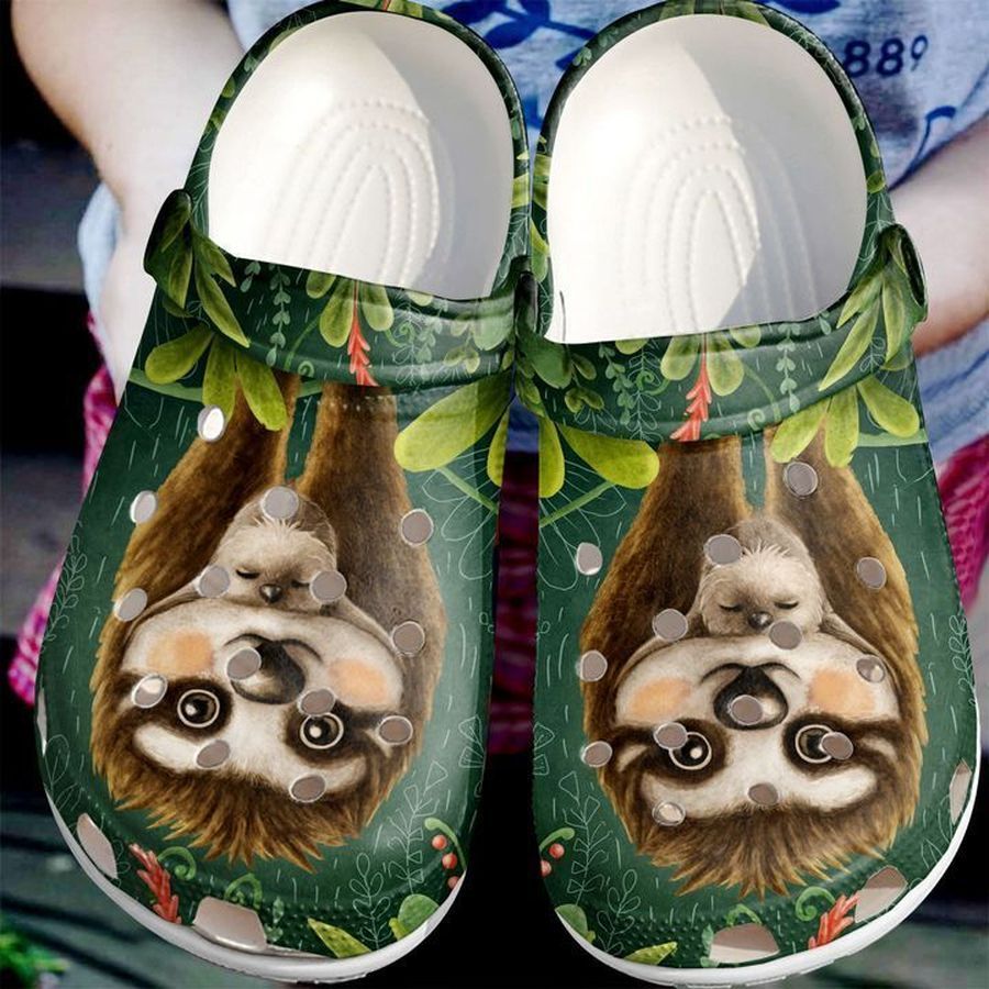 Sloth Sleepy Sku 2225 Crocs Clog Shoes