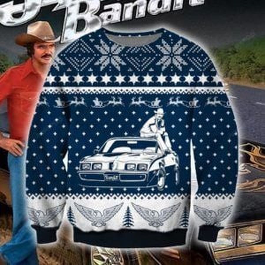 Smokey And The Bandit Ugly Christmas Sweater All Over Print