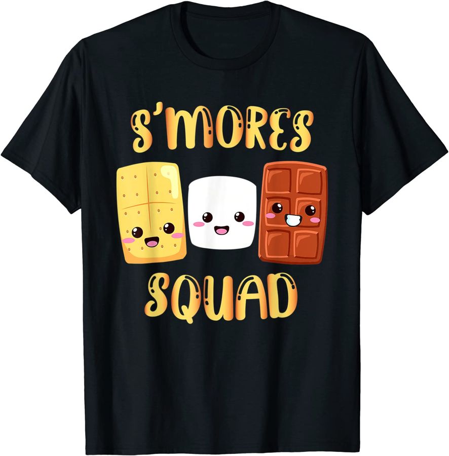 S'mores Marshmallows Funny Smores Squad Camping Campfire_1
