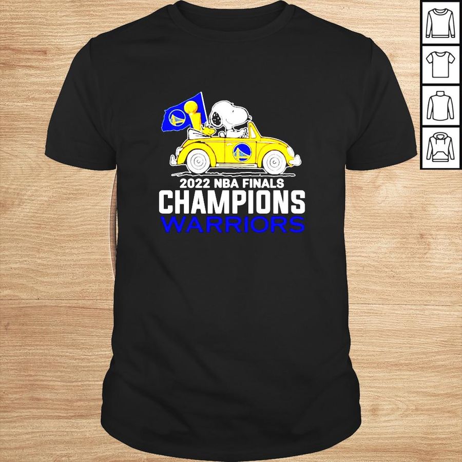Snoopy and Woodstock Golden State Warriors 2022 NBA Finals Champions shirt