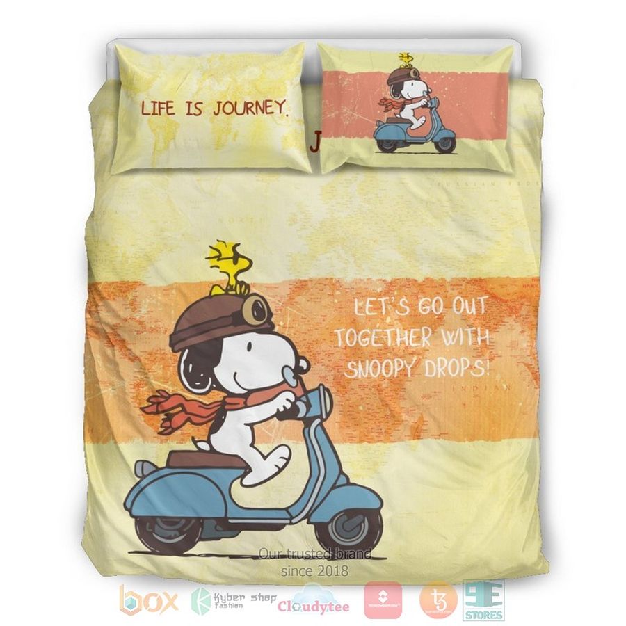 Snoopy Life Is Journey Bedding Sets – LIMITED EDITION