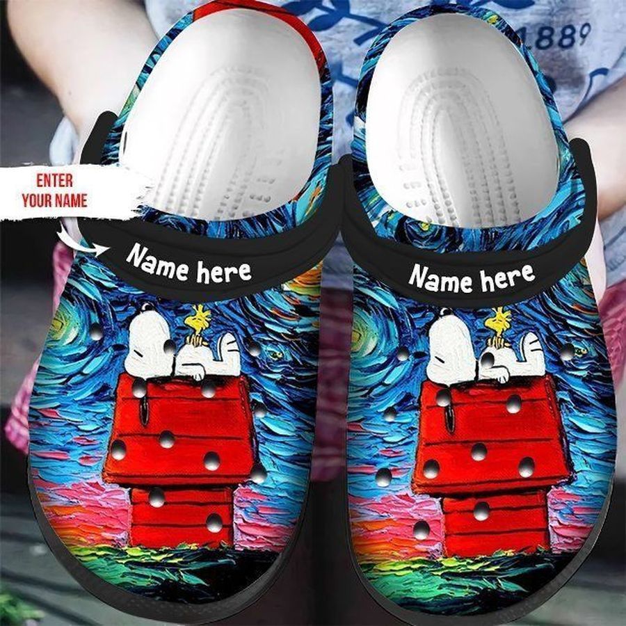 Snoopy Lovers Crocs Clog Shoes