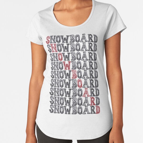 Snowboard Premium Scoop T-Shirt