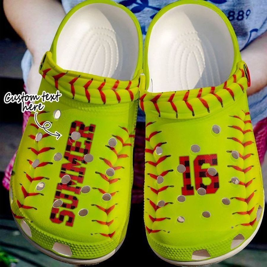 Softball Personalized Lover Sku 2350 Crocs Clog Shoes