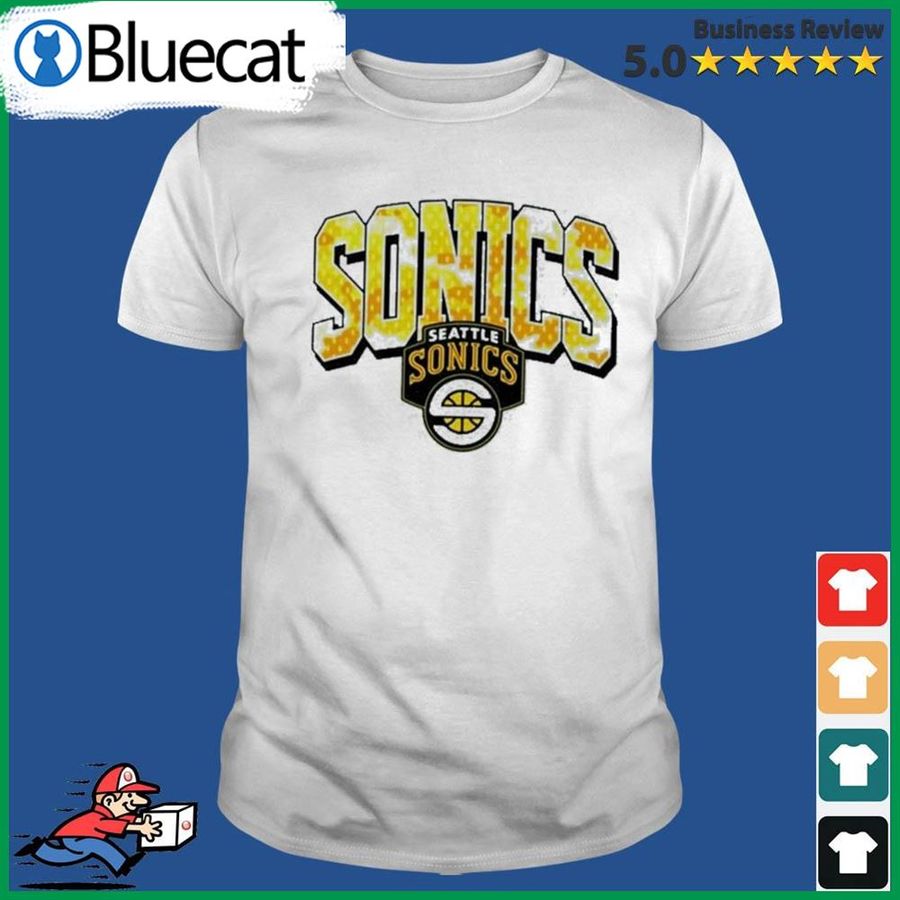 Sonics Seattle Sonics Logo T-shirt