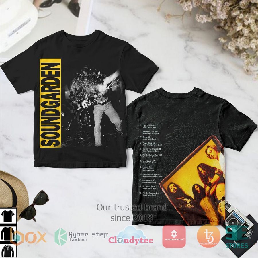 Soundgarden Band Louder Than Love Album 3D T-Shirt – LIMITED EDITION