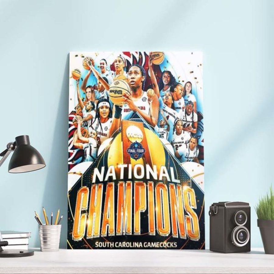 South Carolina Gamecocks Win National 2022 Poster