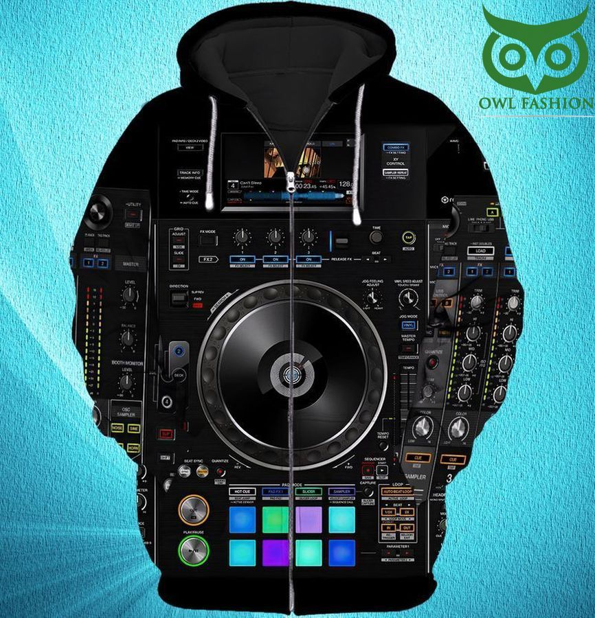 SPECIAL DJ Controller cool music 3D full printed Hoodie