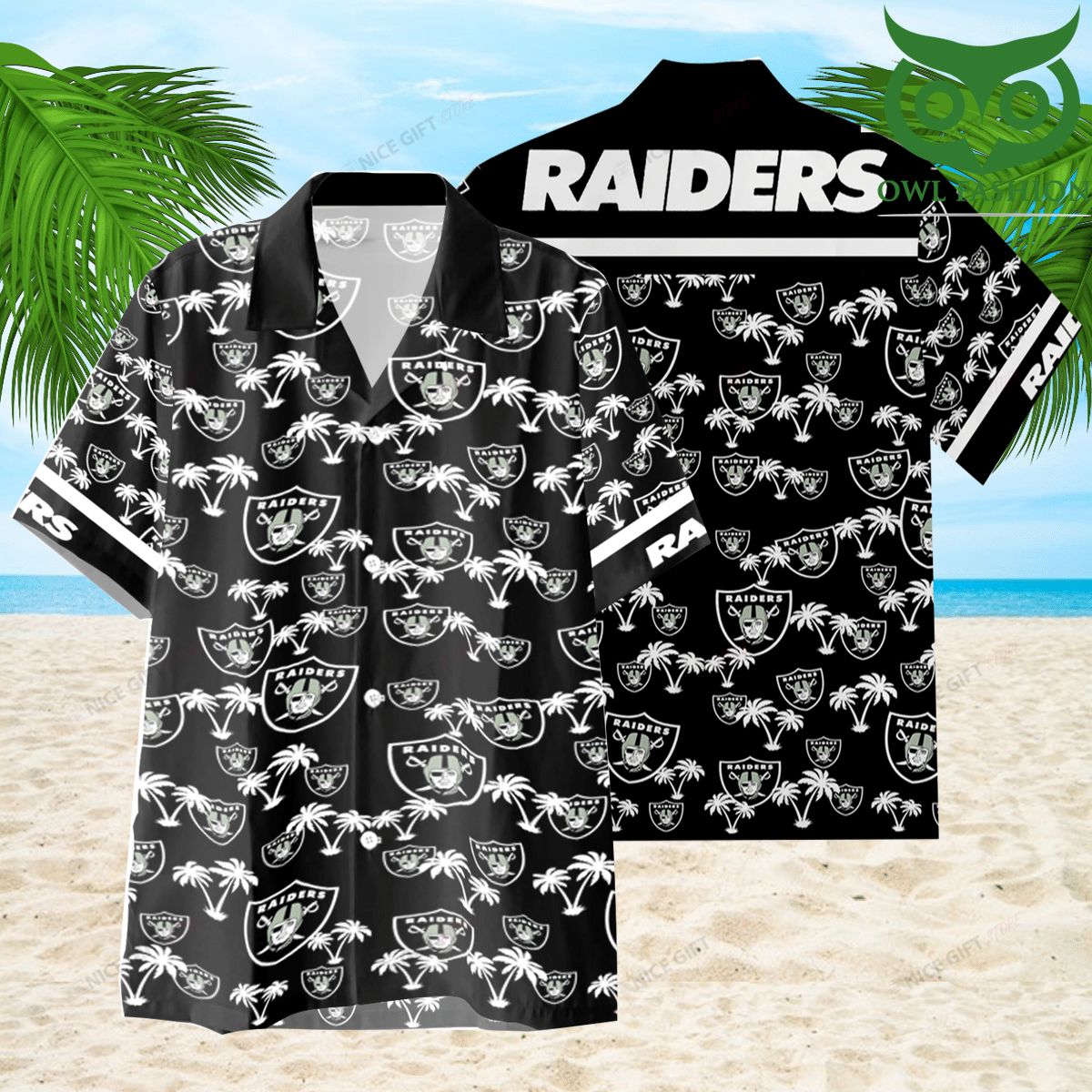 SPECIAL Raiders Hawaiian 3D Shirt