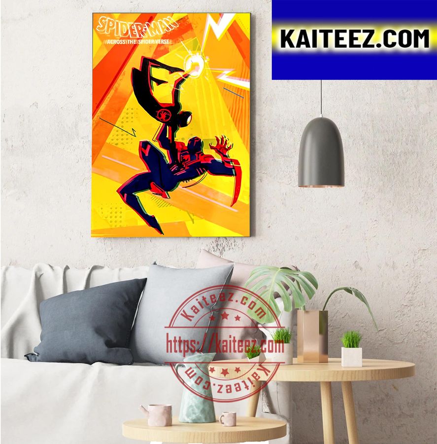 Spider Man Across The Spider Verse First Poster Fan Art Decorations Poster Canvas