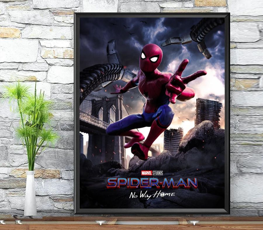Spider Man No Way Home Poster Wall Art, Spider Man Poster 2022