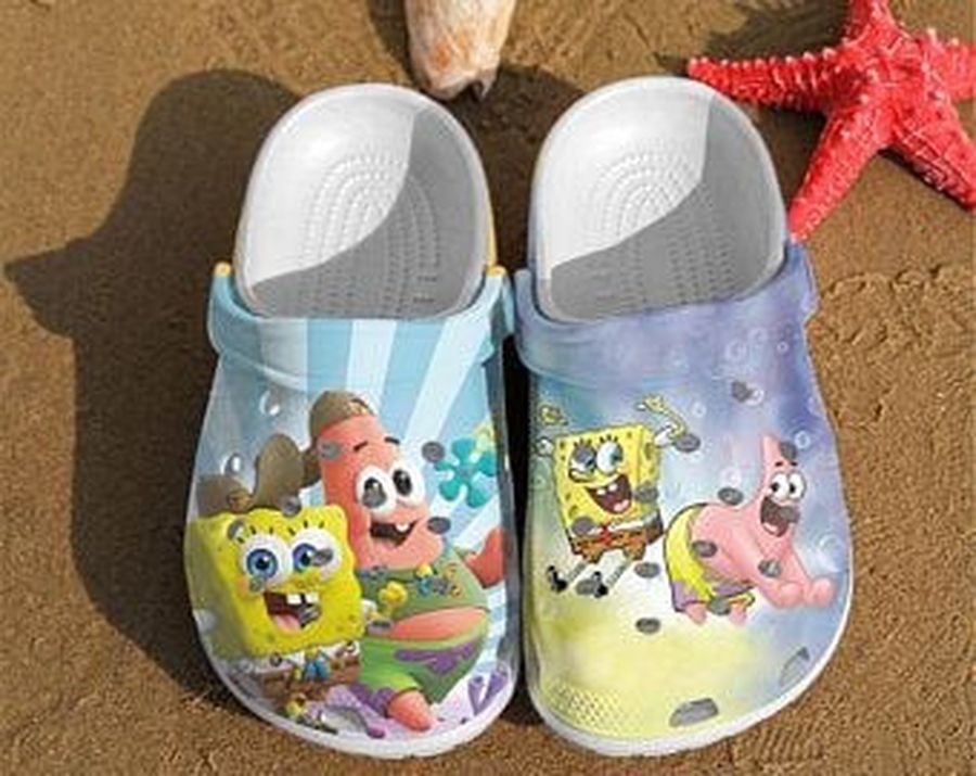 Spongebob Crocs Crocband Clog Comfortable Water Shoes
