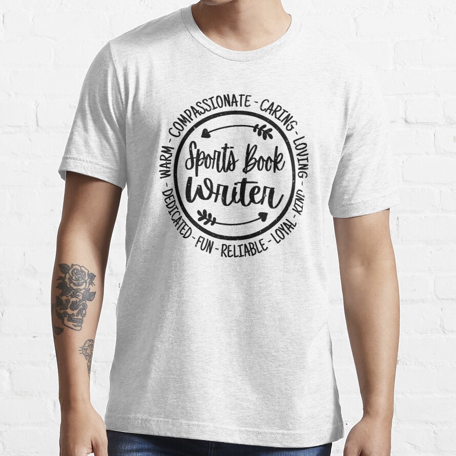 Sports Book Writer Vintage Gift Essential T-Shirt