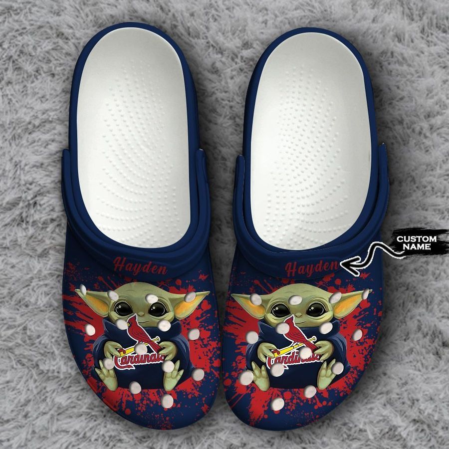 St Louis Cardinals Baby Yoda Crocs Classic Clogs Shoes Design Outlet For Adult Men Women