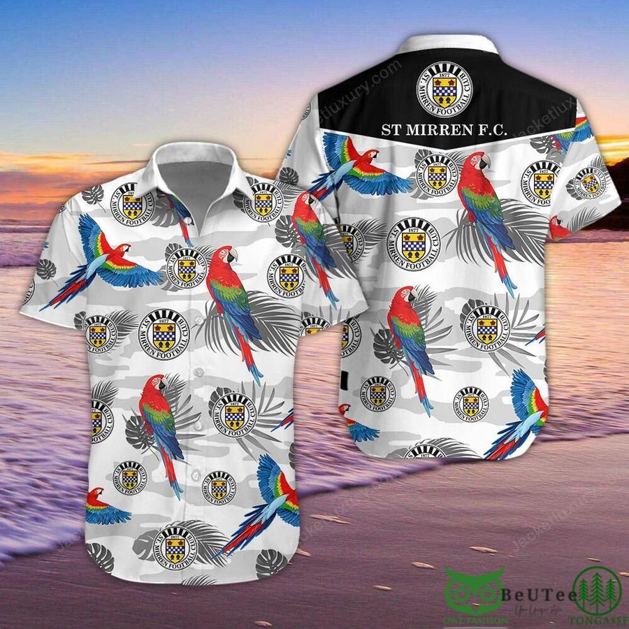 St Mirren F.C. Parrot Scottish Premiership Hawaiian Shirt Shorts