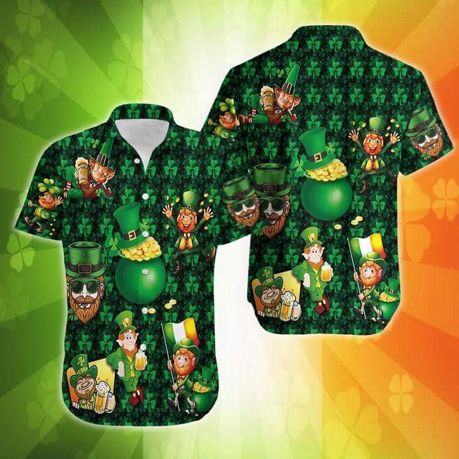 St Patricks Day May Your Pockets Be Heavy Hawaiian Shirt Pre12290, Hawaiian shirt, beach shorts, One-Piece Swimsuit, Polo shirt, Personalized shirt