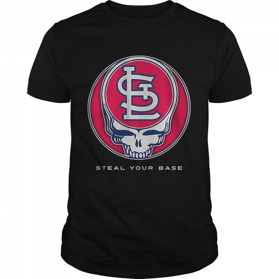 St. Louis Cardinals Grateful Dead Steal Your Base T-Shirt