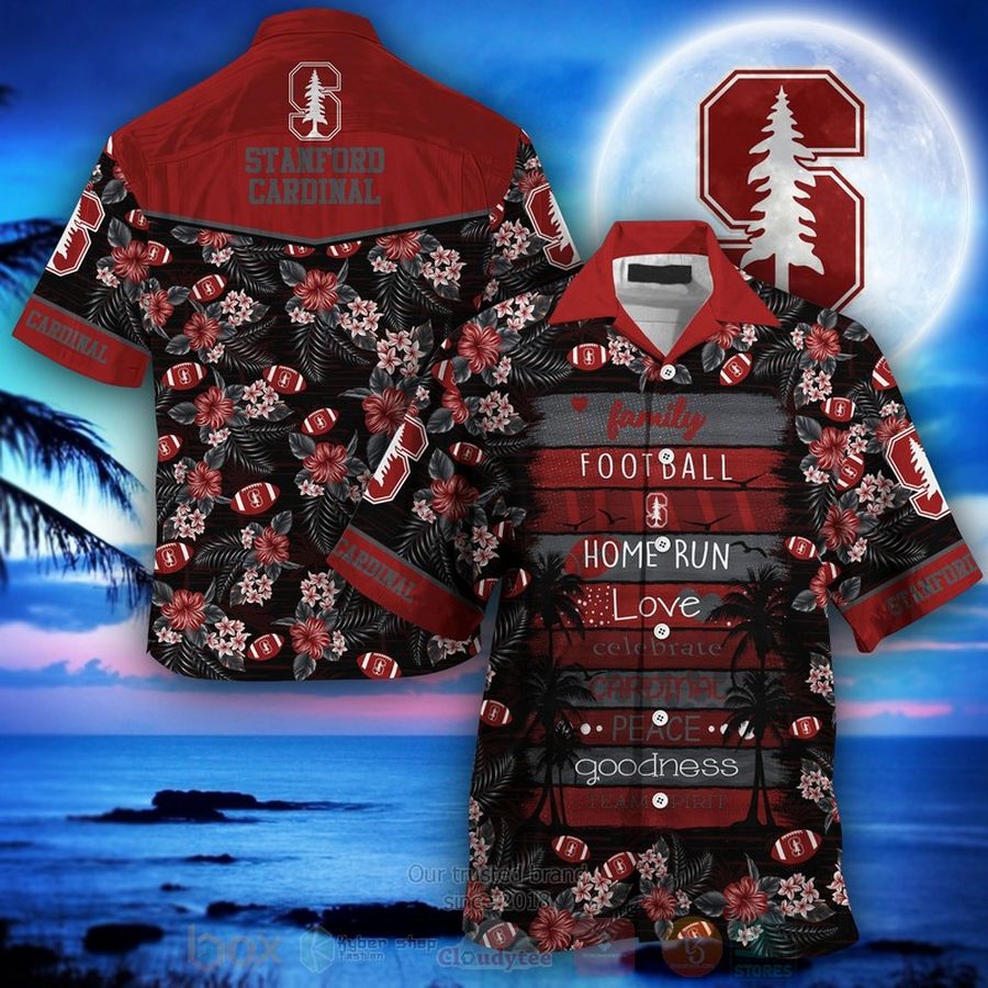 Stanford Cardinal Family Football Home Run Love Peace Hawaiian Shirt – LIMITED EDITION