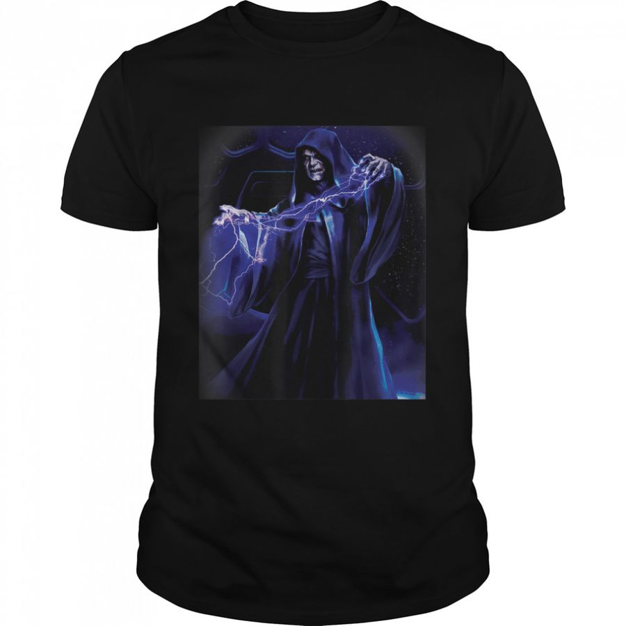 Star Wars Emperor Palpatine Darth Sidious Force Lightning T-Shirt