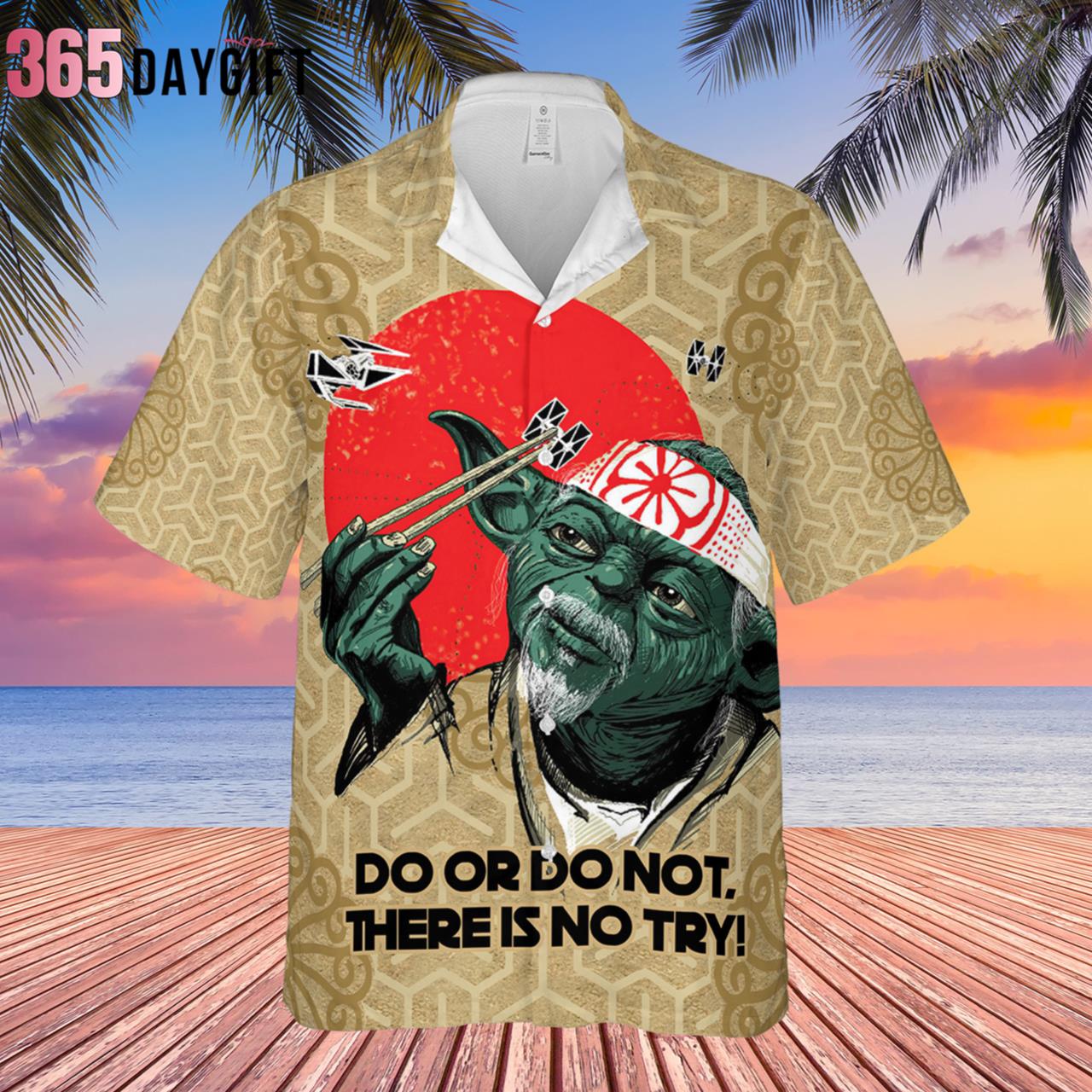 Star Wars Hawaiian Shirt Master Yoda