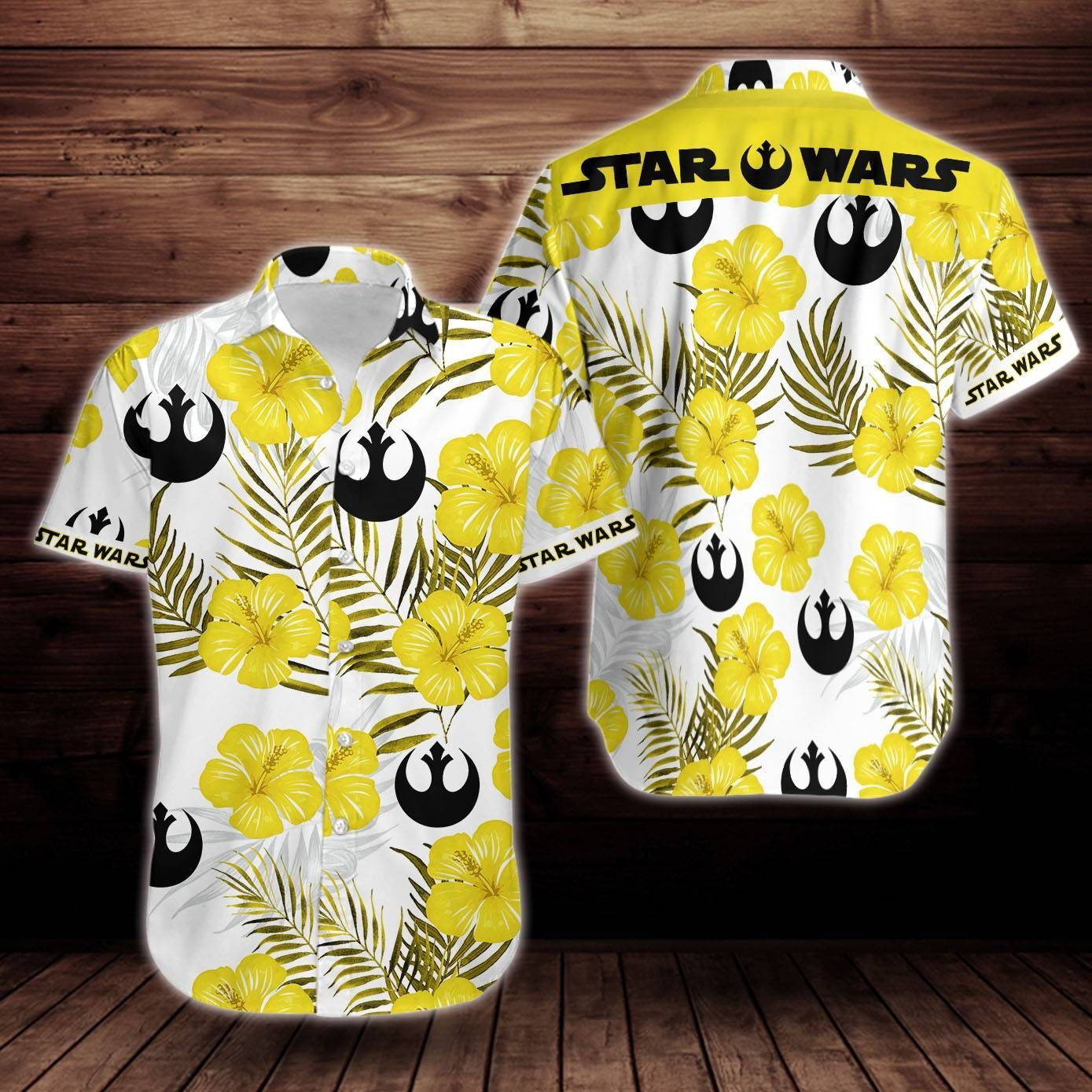 Star Wars Tropical Flower Short Sleeve Authentic Hawaiian Shirt 2022