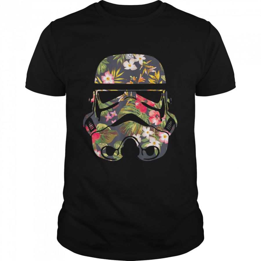 Star Wars Tropical Stormtrooper Floral Print Graphic T-Shirt