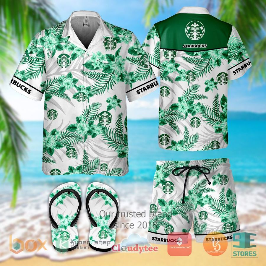 Starbucks Hawaiian Shirt, Short – LIMITED EDITION