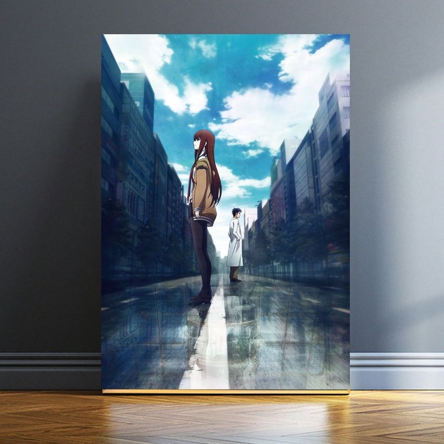 steins gate fans home wall decorate music art canvas poster,no frame