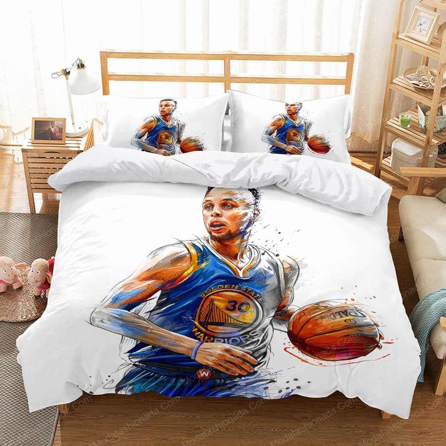 Stephen Curry American Professional Basketball Player 1 Bedding Set – Duvet Cover – 3D New Luxury – Twin Full Queen King Size Comforter Cover
