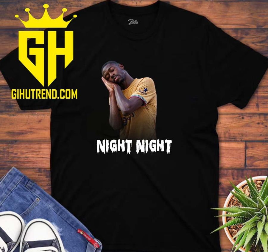 Stephen Curry And Ousmane Dembele Night Night Celebration T-Shirt