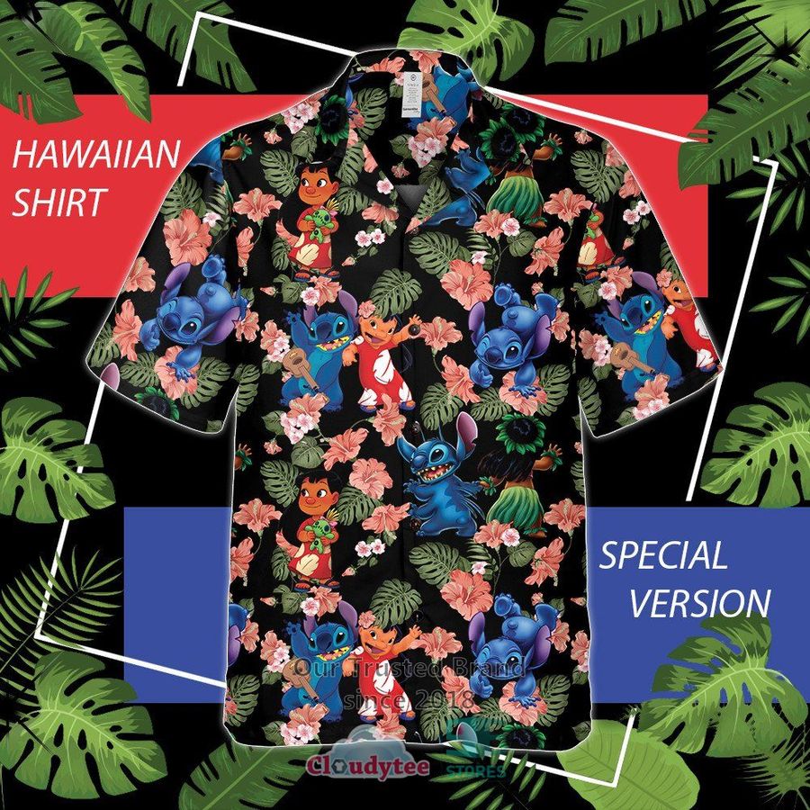 Stitch and Ai Disney Cute Hawaiian Shirt – LIMITED EDITION