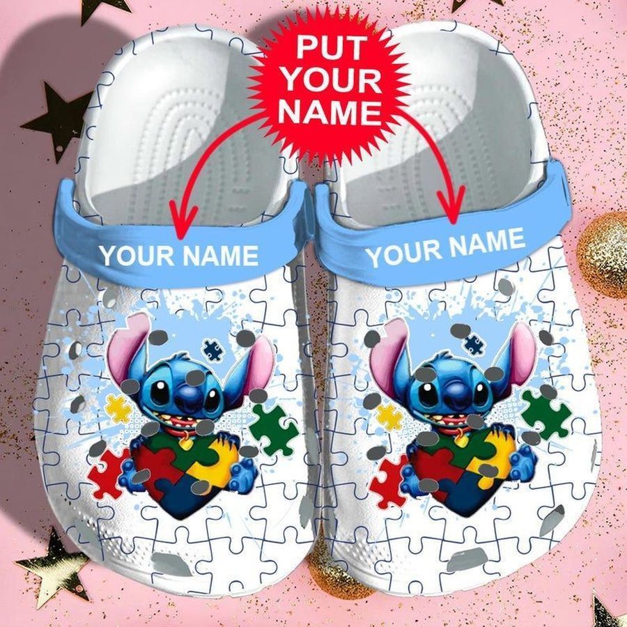 Stitch Autism Crocs Clog Shoes