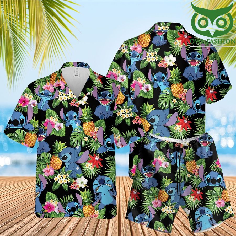 Stitch pineapple Hawaiian Summer Outfit