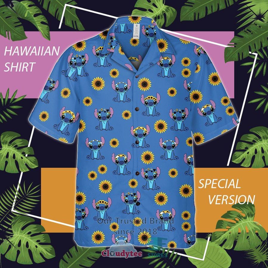 Stitch Sunflower Hawaiian Shirt – LIMITED EDITION