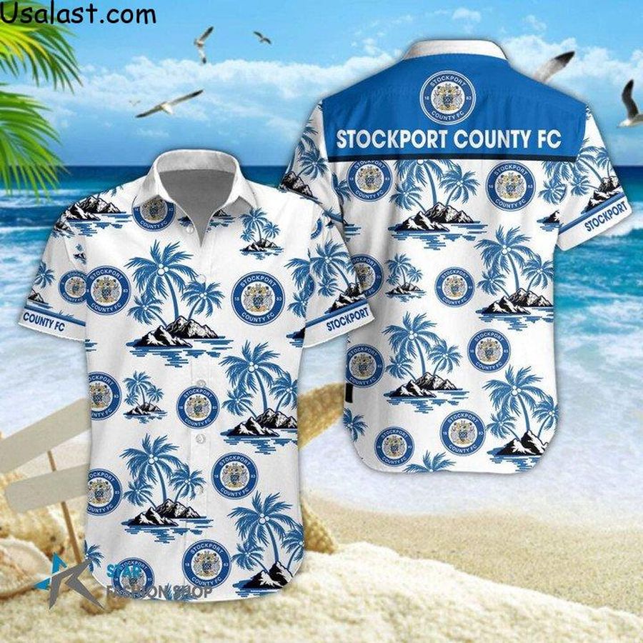 Stockport County F.C Hawaiian Shirt Beach Short – Hothot