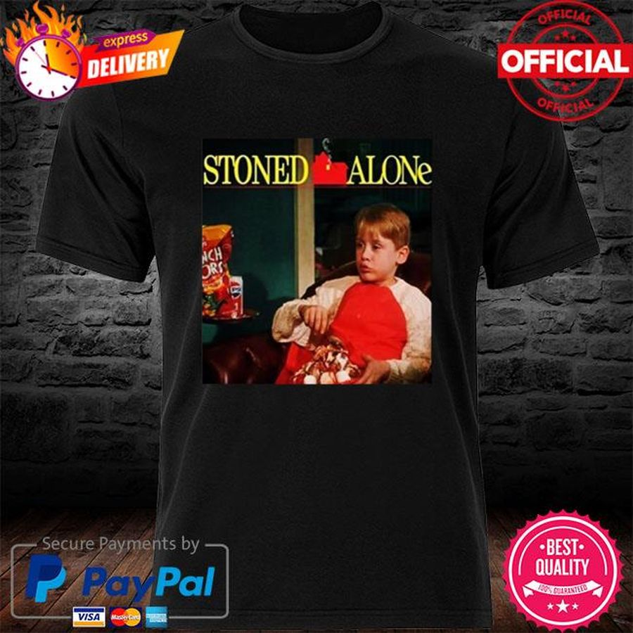 Stoned Home Alone Merry Christmas sweater