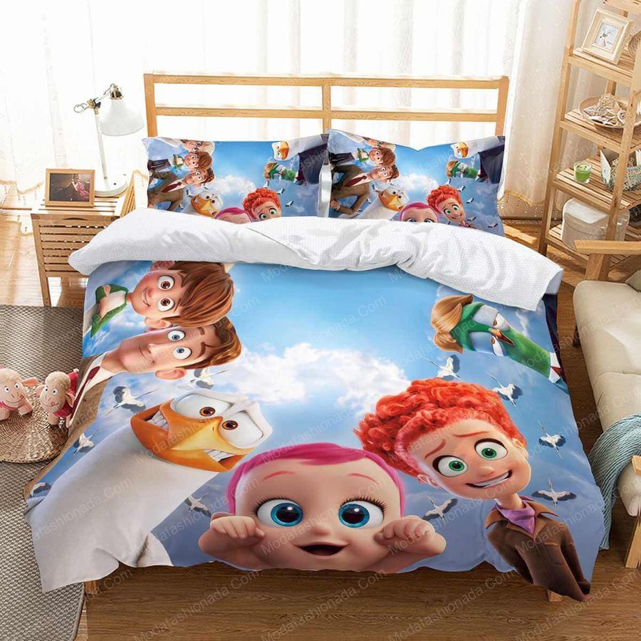 Storks Cartoon Movie 1 Bedding Set – Duvet Cover – 3D New Luxury – Twin Full Queen King Size Comforter Cover