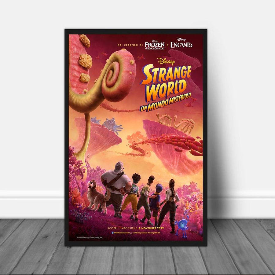 Strange World 2022 Film Poster, Strange World Coming Soon Poster